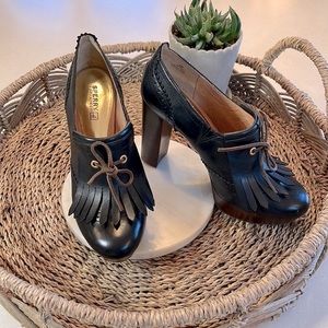 Sperry High Heel Platform Loafers